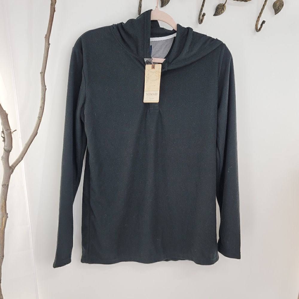 Nomad hooded Henley shirt